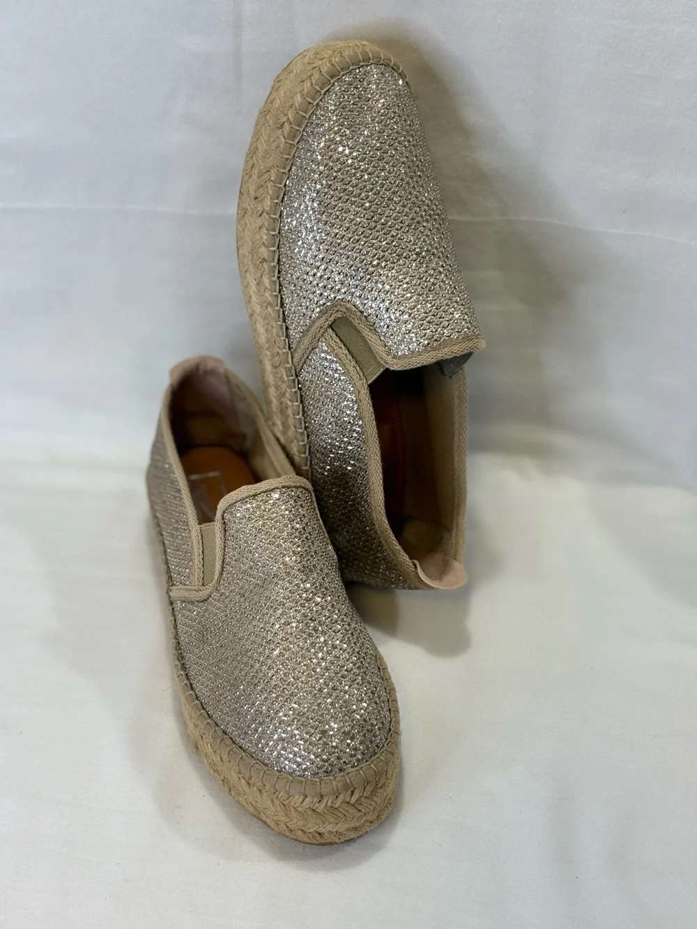 MEDICUS Champagne Slip-On Espadrille Sneakers SZ 36 / SZ 6 MADE IN SPAIN